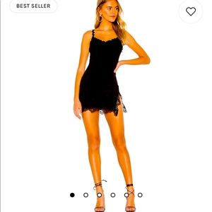 Bleu mini dress in black